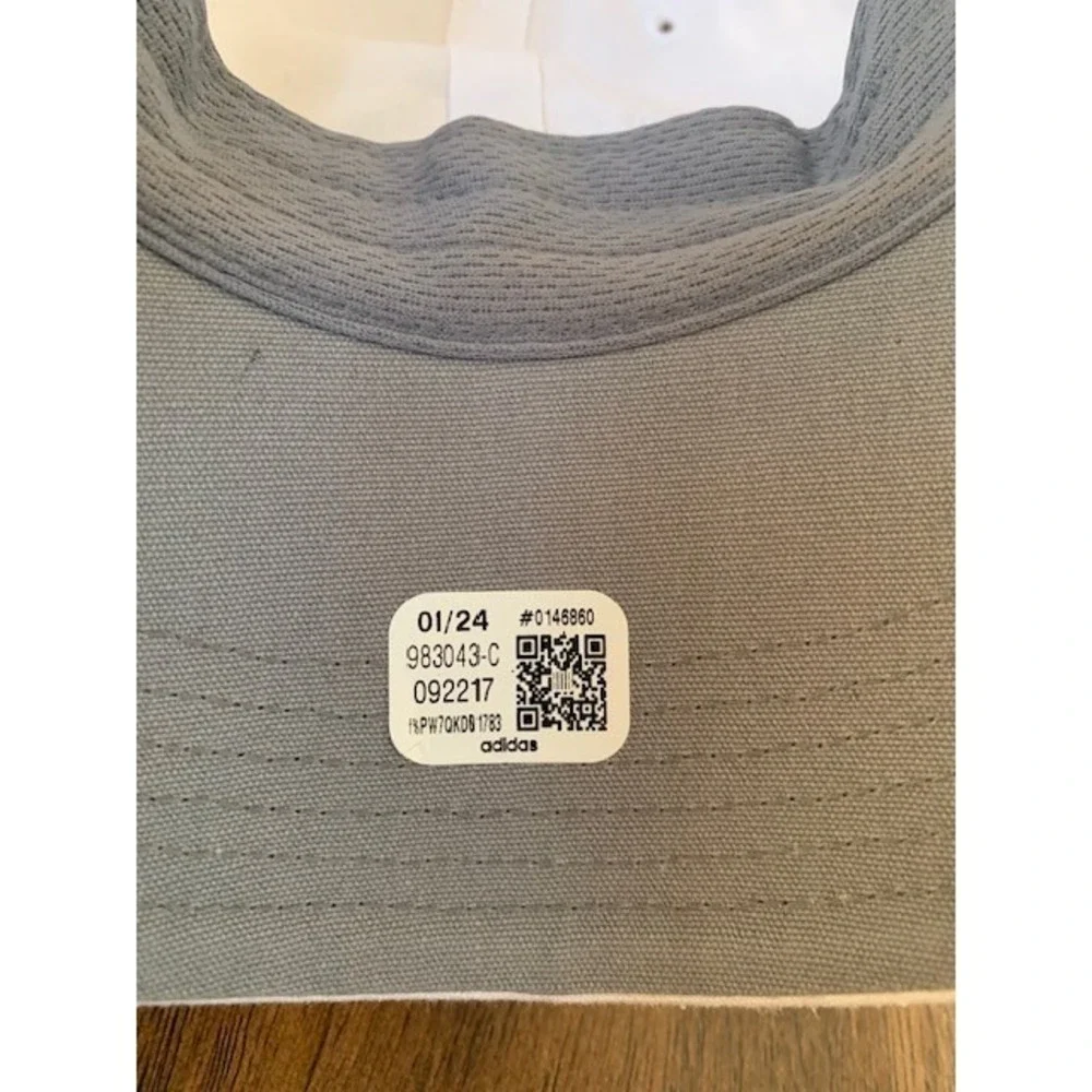 Adidas White Aeroready Adjustable Dad Hat Yellow‎ Embroidered Logo 983043-C